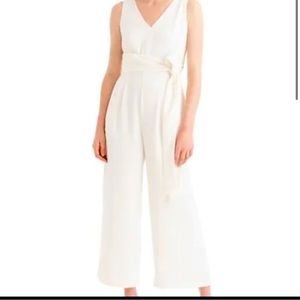 J Crew White Jumpsuit